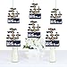 Big Dot of Happiness Last Sail Before the Veil - Anchor Shaped Decorations DIY Nautical Bridal Shower and Bachelorette Party Essentials - Set of 20