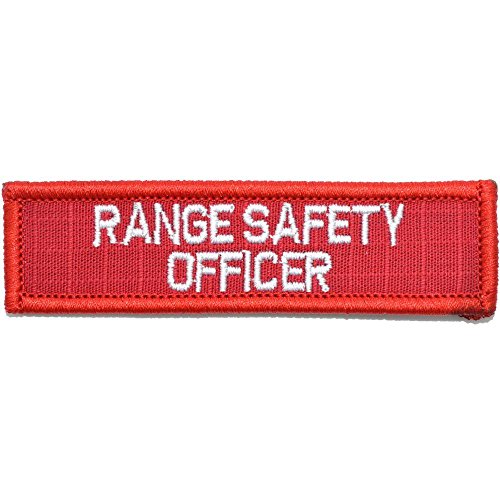 Range Safety Officer - 1x3.75 Morale Patch - (Red/White)