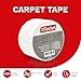 XFasten Double Sided Carpet Tape for Area Rugs 3 Inch x 20 Yards Residue-Free Carpet Tape Double Sided Rug Tape for Laminate Floors, Rug Tape Gripper for Carpet, Tape for Hardwood Floors
