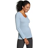 Eddie Bauer Womens Long Sleeve Fav V-Neck Tee