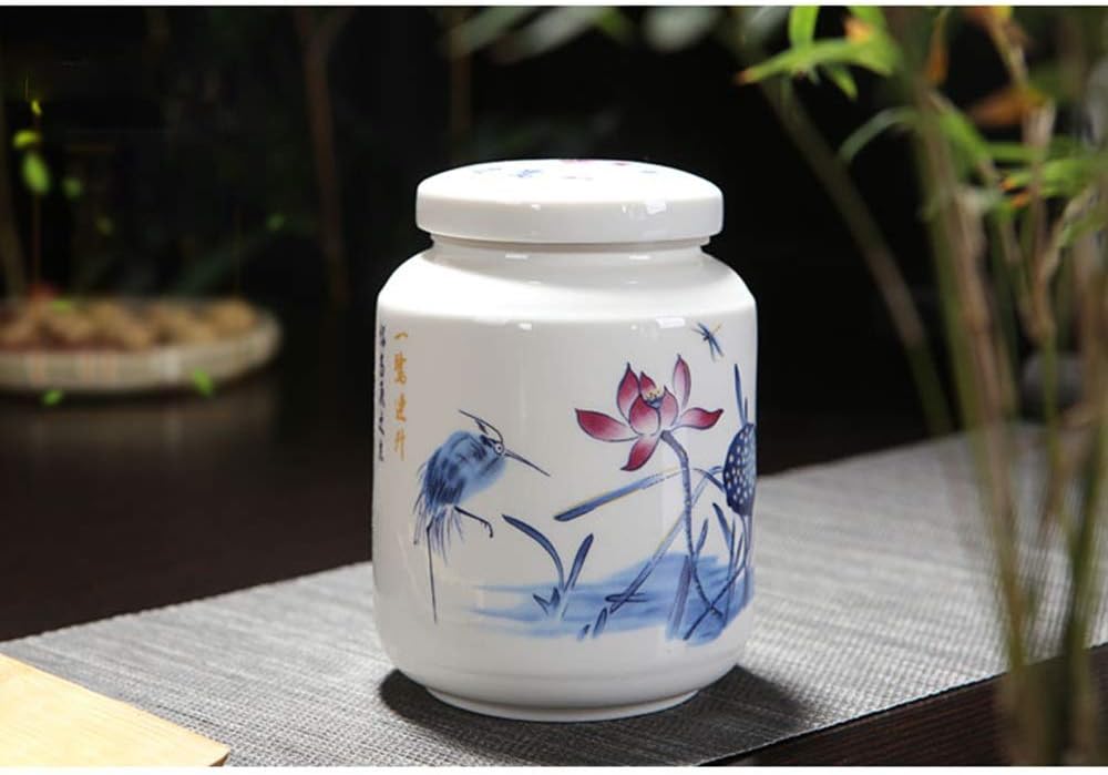 FeiGuoQiang Pet coffin, pet coffin, rabbit hamster dog cat moisture-proof ceramic cans commemorative cans funeral supplies Small animal memorial jar (Color : E)