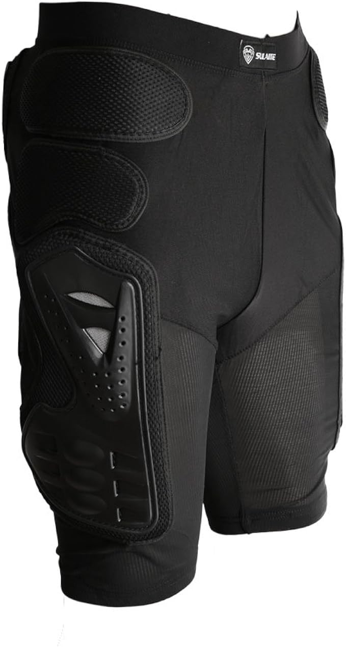 Motorcycle Bike Padded Hip Protector Body Armour Cycle Shorts Black S/M