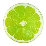 ONEVER 3D Cartoon Chair Seat Sofa Back Stuffed Cushion For Decor Home Office Car Plush Play Toy Throw Pillow (Green Lemon)