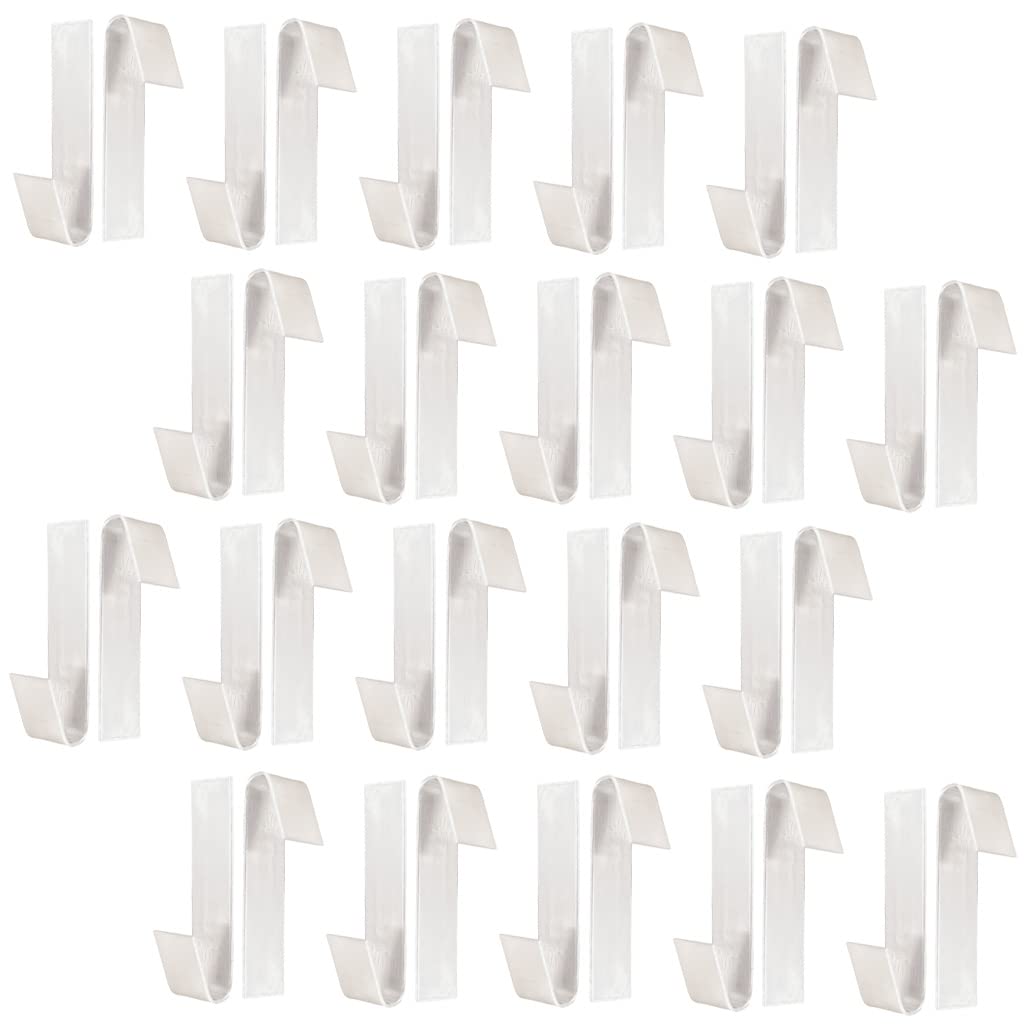 50Pcs Z Clips for Greenhouse Glass Pane Fixing - Window Holding Parts with Formed Glazing Design