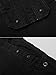 OCHENTA Men's Cotton Washed Multi Pockets Military Cargo Pant (34, Black)