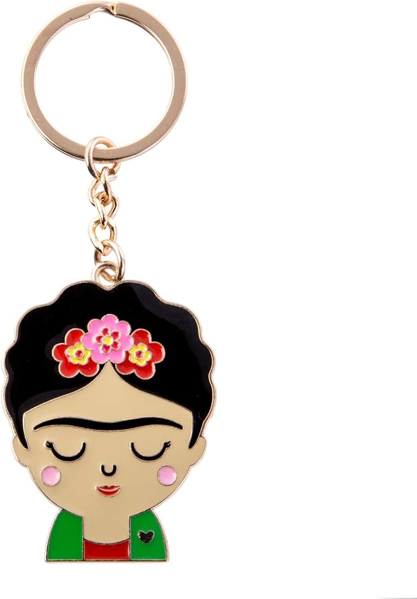 Sass & Belle Frida Enamel Keyring, Red (Red), 151mm x 3mm x 72mm - Image 3