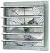 Iliving 18 Inch Single Speed Shutter Exhaust Fan, Wall-Mounted, 18
