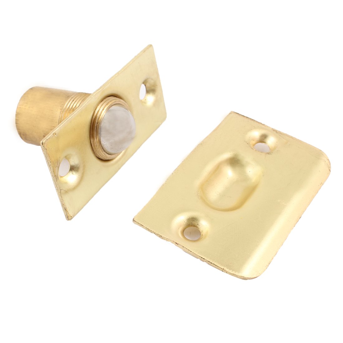Sourcingmap a13070500ux0455 Ball Shape Hardware Closet Door Catch Latcher, Gold Tone