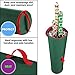 Primode Wrapping Paper Storage Bag | Wrapping Paper Organizer Under Bed for Storing Multiple Rolls of Gift Wrap, 40” Length Container Constructed of Durable 600D Oxford Material (Green)