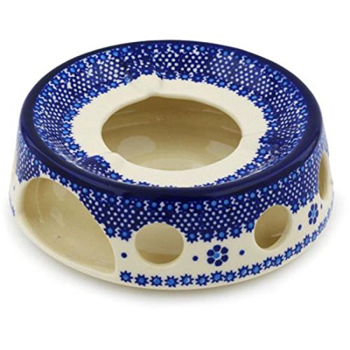 Ceramika Bona H0776H Polish Pottery Ceramic Heater Hand Painted, 7-Inch