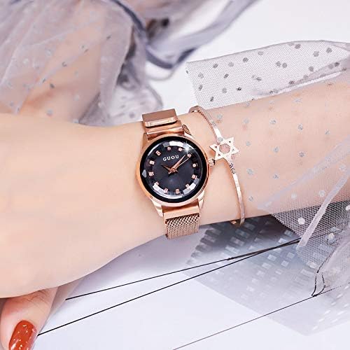 FENKOO Beautiful Bracelet Watches GUOU Rhinestone Star Watch Women Dior Fashion Watch