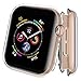 AdMaster Screen Protector Compatible with Apple Watch Series 4 40mm, Full Around Protective Clear Case Ultra-Thin Rose Gold TPU Cover Compatible with iWatch Series 4