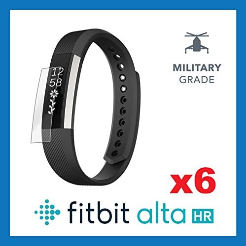 Fitbit Alta HR Screen Protector Front Military Grade Protection - Pack of 6