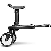 Stokke YOYO Board, YOYO3 Stroller Attachment for Older Sibling, Up to 44lbs | Easy Install on YOYO3 Stroller, Sit or Stand, Removable Saddle, Accommodate Child Up to 44.1lbs, Store in Two Positions