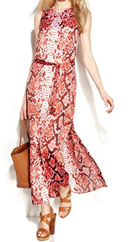 michael kors leopard maxi dress