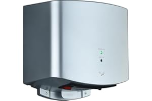 LUXICE Hand Dryers for Bathrooms Commercial - Electric Hand Dryer - Ultra High-Speed 1400W Fast Drying - LX-3861 Silver
