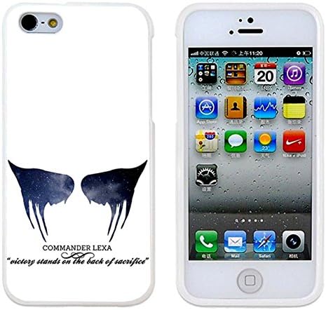 Commander Lexa Of The 100 Case Cover Your Iphone 5/5s Case And Iphone 5 Case ( White Hard Plastic )
