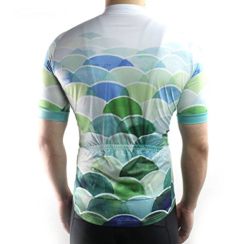 Racmmer Mens Breathable Short Sleeve Cycling Jersey Ultra-Light Cycling Clothing - Thumbnail 3