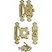 Brass Decorative Jewelry Box Latches, Pair