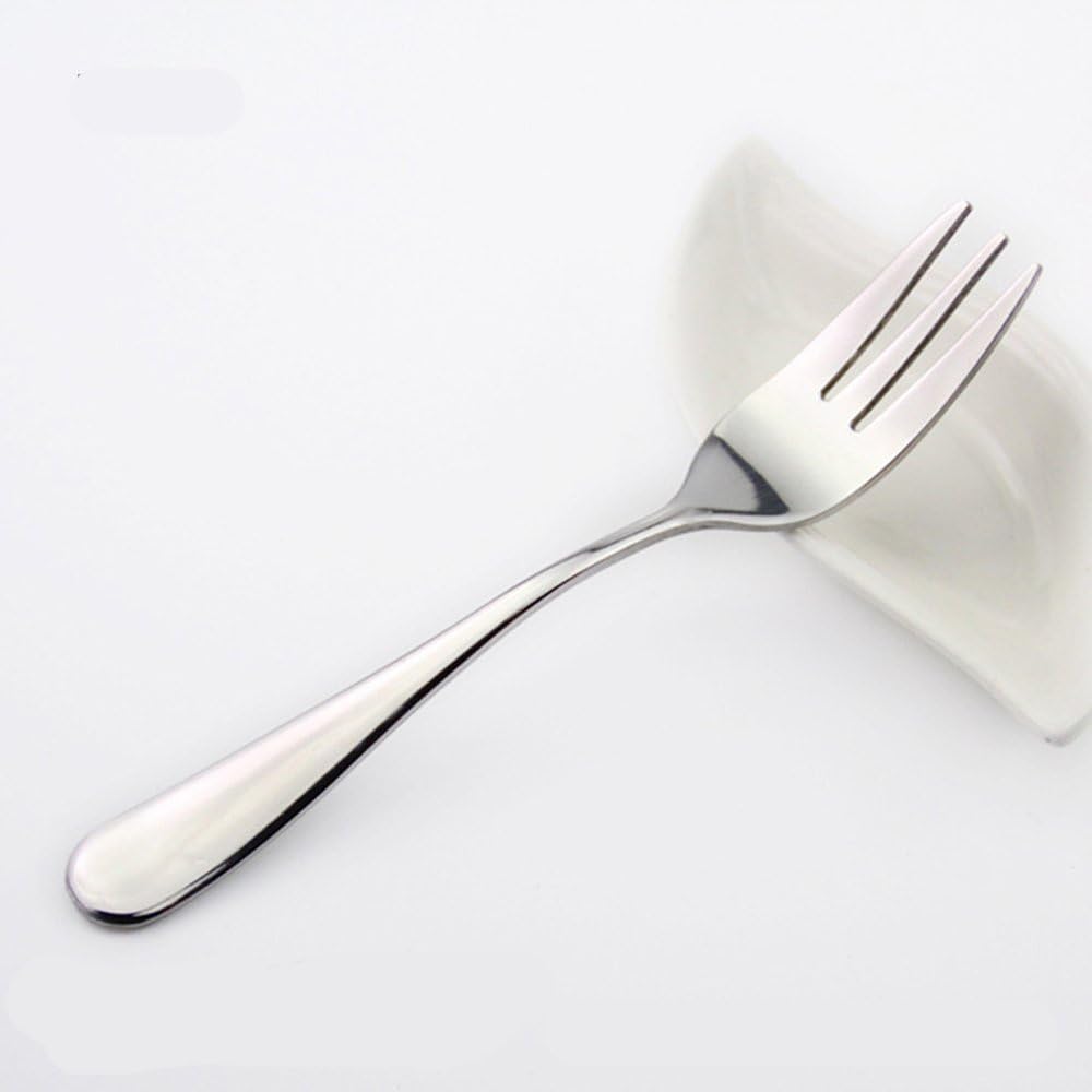 ERCENTURY Stainless Steel Fork Set, Salad, Dessert & Appetizer Forks, 8 pcs, 5.4 Inch - Image 4