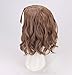 Man's Short Curly Brown Cosplay Wig for Movie