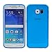 Galaxy S6 Case, Wisdompro Bundle of 5 Pack Clear Jelly [Thin][Ultra Slim] Soft TPU Gel Protective Case Covers (Blue, Aqua Blue, Hot Pink, Yellow, Red) for Samsung Galaxy S6