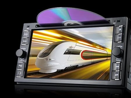 Amazon D2107j Eonon 一年保証 ディマー機能正像 鏡像表示6 2インチdvdプレーヤーipod Bluetooth 車 バイク 車 バイク