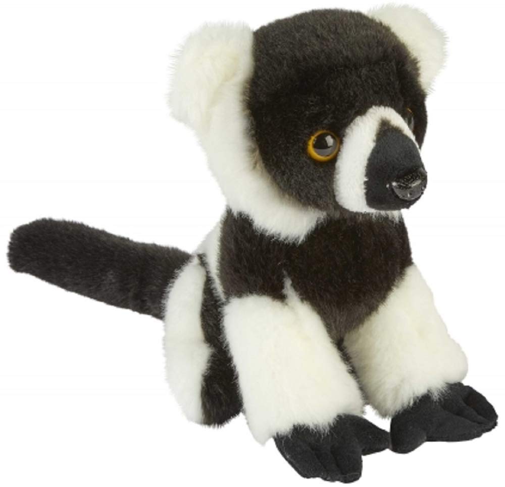Ravensden Soft Toy Ruffed Lemur Sitting 19cm