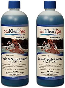 2 Pack SeaKlear Spa Stain &amp; Scale Control 32oz