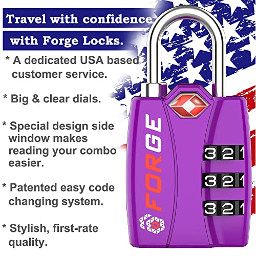 TSA Luggage Combination Lock Open Alert Indicator, Easy Read