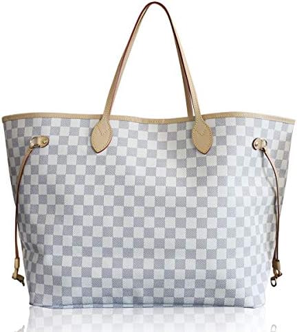 Mykola Khvattsev Style Canvas Woman Organizer Handbag Large Volume Style Tote Shoulder Bag Azur GM by MKH Fashion Group
