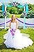 Angel Isabella Cascade Wedding Bouquet - Turquoise Purple and Lavender Roses with White Calla Lilies