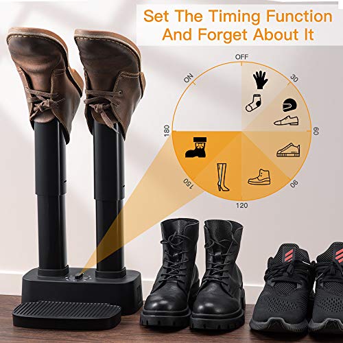 Teletrogy Electric Shoe And Boot Dryer With Timer and Heat blower