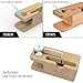 Stalion Universal Desktop Charging Dock and Cradle Holder Compatible with Apple Watch & iPhone X 6 6s 7 8 Plus (2in1)(Bamboo Wood)