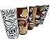 All Seas Imports Set of (5) Gorgeous Wooden Handcarved 12