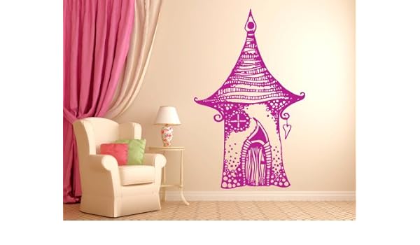 Amazon Com Wall Decal Sticker Bedroom House Small Hut Cabin Cartoon Kids Boys Teenager Room 431b Baby