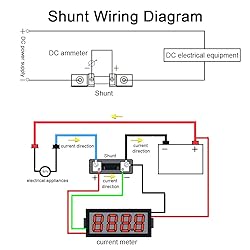 Fielect 75A 75mV DC Current Meter Shunt Resistor