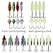 Goture Ice Fishing Jigs Tungsten Kit with Carbon Steel Hooks in Tackle Box, Winter Ice Fishing Lures for Bass, Pike, Trout, Walleye, Crappie, Panfish