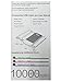 KOBWA 10000mAh External Battery Power Bank, Ultra Compact Portable External Battery Charger with Built-in Micro USB Cable/ USB Type C Cable for iPhone iPad Tablets Android Phones and More