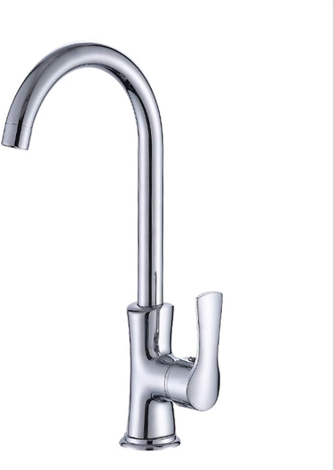 Grifo para fregadero de cocina moderno de acero inoxidable y cobre