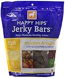 Dogswell 842248 Happy Hips Chicken Veggie Jerky Bar for Pets, 32-Ounce