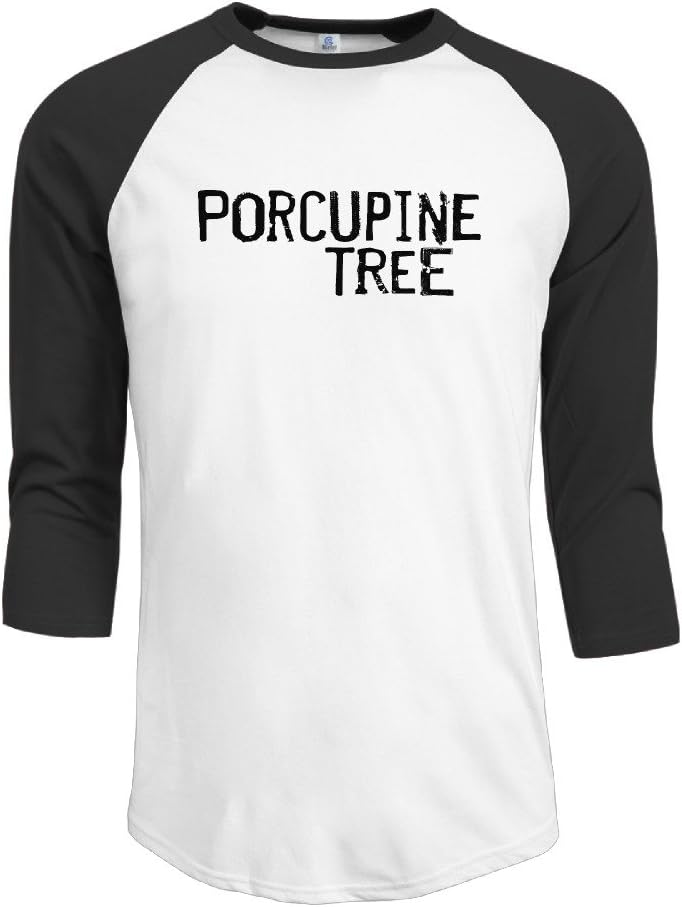 Men Rock Band Porcupine Tree Unique Logo Vintage 3/4 Sleeve Baseball T Shirts