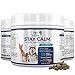 120 Calming Treats for Dogs - Dog Anxiety Relief - With Organic Hemp Protein + Valerian + L Tryptophan - Dog Calming Treats for Stress, Jumping, Thunder & Barking | Bacon Flavored Soft Dog Chews