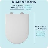 Croydex Hilier D Shaped Potty Training Toilet Seat Soft Close Magnetic Child view 7