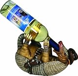 Rivers Edge Hand Painted Armadillo Wine Bottle Holder