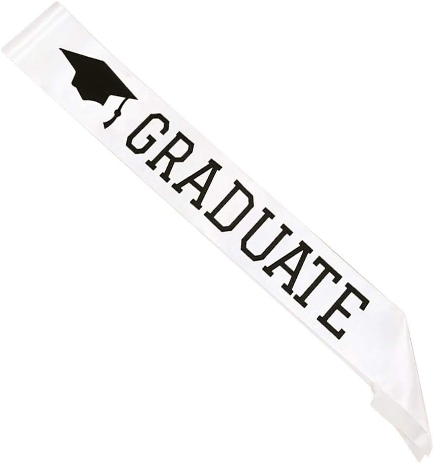 zhichu985 2019 Graduate Sash ，Graduation Party Supplies,Graduate Sash Ceremony Ball Shoulder Strap