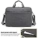 CoolBELL 17.3 Inch Nylon Laptop Bag Shoulder Bag With Strap Multicompartment Messenger Hand Bag Tablet Briefcase For iPad Pro/laptop/Macbook/Ultrabook/Men/Women/College (Grey Wave)