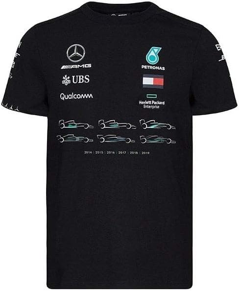 Mercedes AMG Petronas Official 2019 Constructors Championship T-Shirt M Black