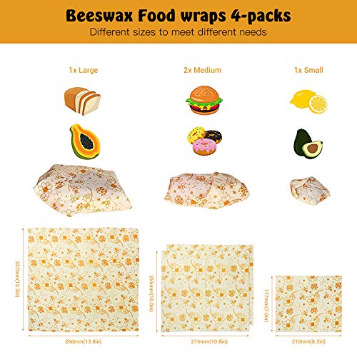 1 Reusable+Beeswax+Food+Storage+Wraps