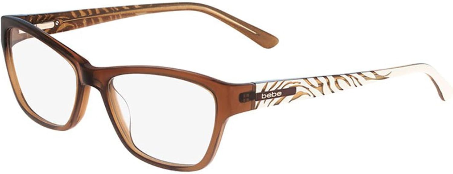 Southamptonacademy Org Fashion Accessories 53 16 135 Bebe Lioness Rx Eyeglasses 5087 210 Topaz Crystal